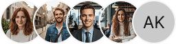 Diversi avatar di investitori nella sezione di opinioni di trading su Nitorenzia